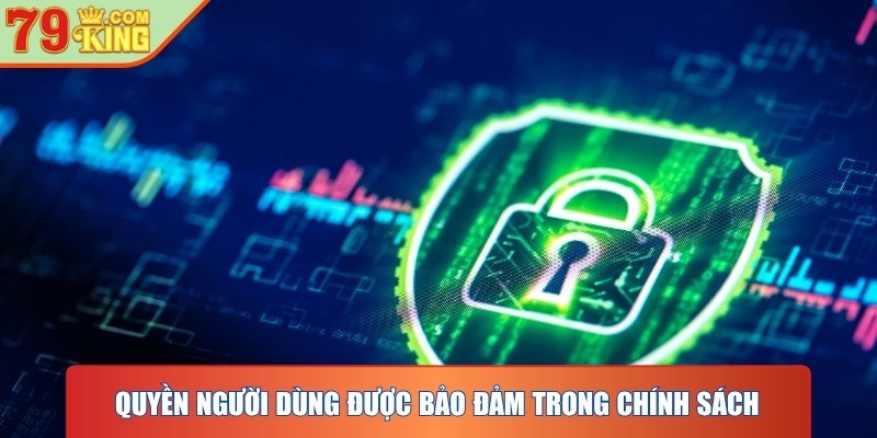 Các quyền người dùng được bảo đảm trong chính sách bảo mật